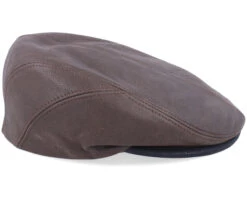 Driver Cap Cowhide Brown Flat Cap - Stetson -Stetson 4063633066641 3