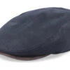 Driver Cap Cowhide Black Flat Cap - Stetson