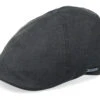 Texas Co/Pes Black Flat Cap - Stetson