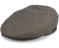Kent Ef Outdoor Olive Earflap Flat Cap - Stetson