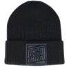 Beanie Embossed Badge Black Cuff - Stetson
