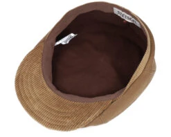 6-Panel Cap Soft Cotton/Cord Brown Flat Cap - Stetson 8 6-Panel Cap Soft Cotton/Cord Brown Flat Cap - Stetson -Stetson 4063633071362 4