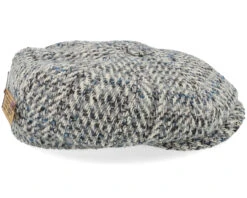 Hatteras Virgin Wool Grey Flat Cap - Stetson -Stetson 4063633071799 3