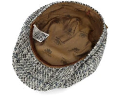 Hatteras Virgin Wool Grey Flat Cap - Stetson -Stetson 4063633071799 4