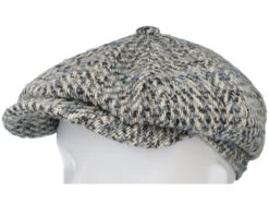 Hatteras Virgin Wool Grey Flat Cap - Stetson -Stetson 4063633071799 5