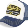 American Heritage White/Navy Trucker - Stetson