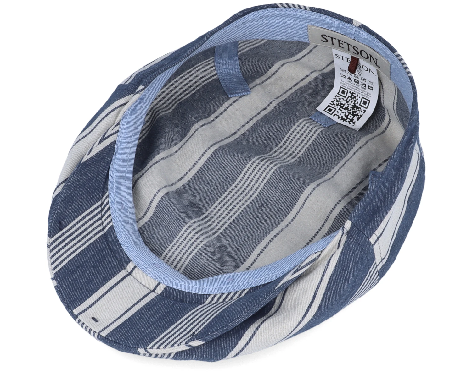 Kent Linen/Cotton Flat Cap - Stetson 4 Kent Linen/Cotton Flat Cap - Stetson - Image 4