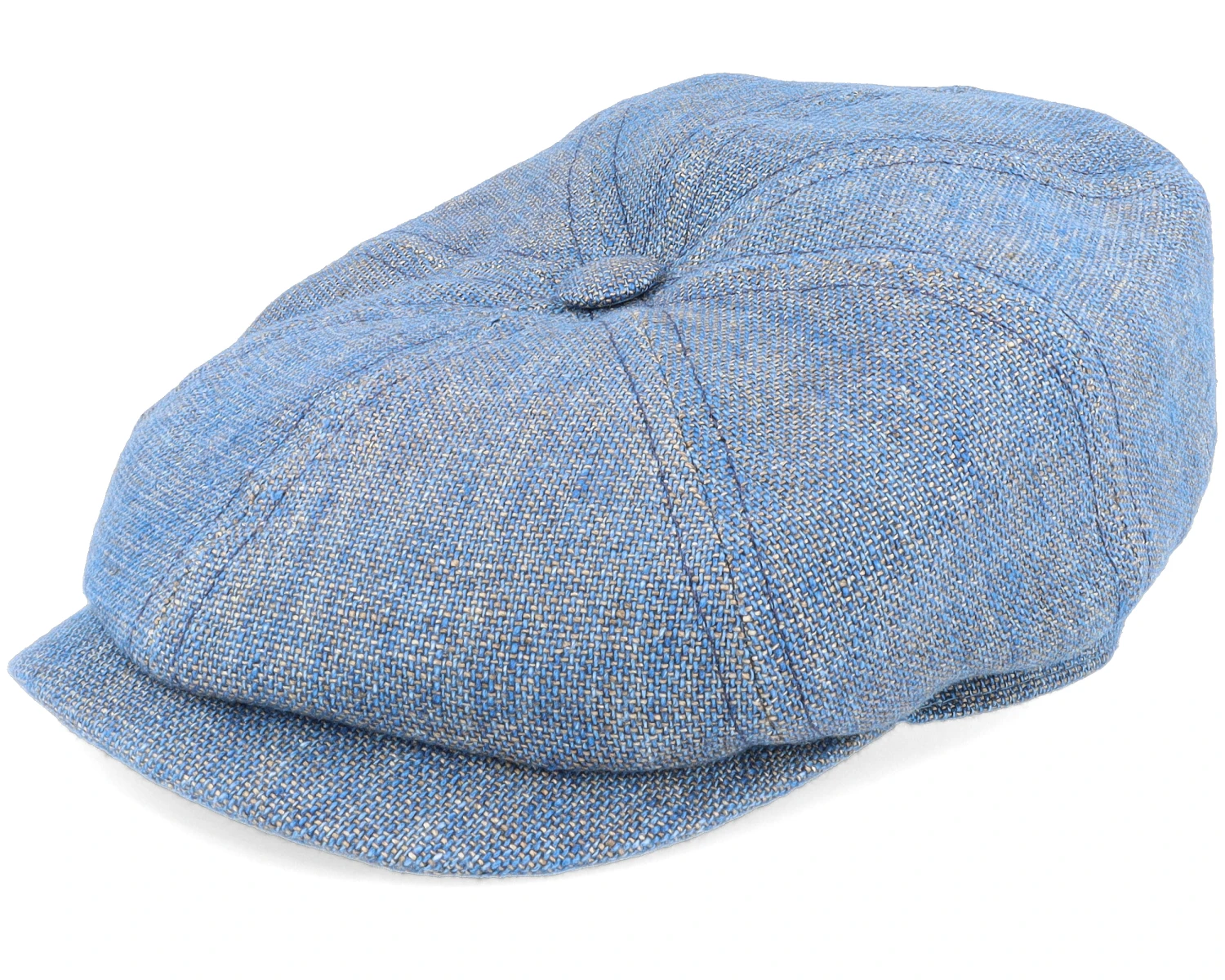 Hatteras 1 Linen Blue Flat Cap - Stetson 1 Hatteras 1 Linen Blue Flat Cap - Stetson