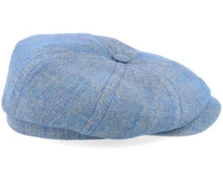 Hatteras 1 Linen Blue Flat Cap - Stetson 7 Hatteras 1 Linen Blue Flat Cap - Stetson -Stetson 4063633082320 3