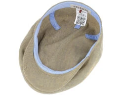 Kent Cotton/Linen Tan Flat Cap - Stetson -Stetson 4063633084348 4