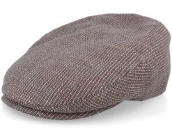 Kent Virgin Wool/Linen Brown Flat Cap - Stetson