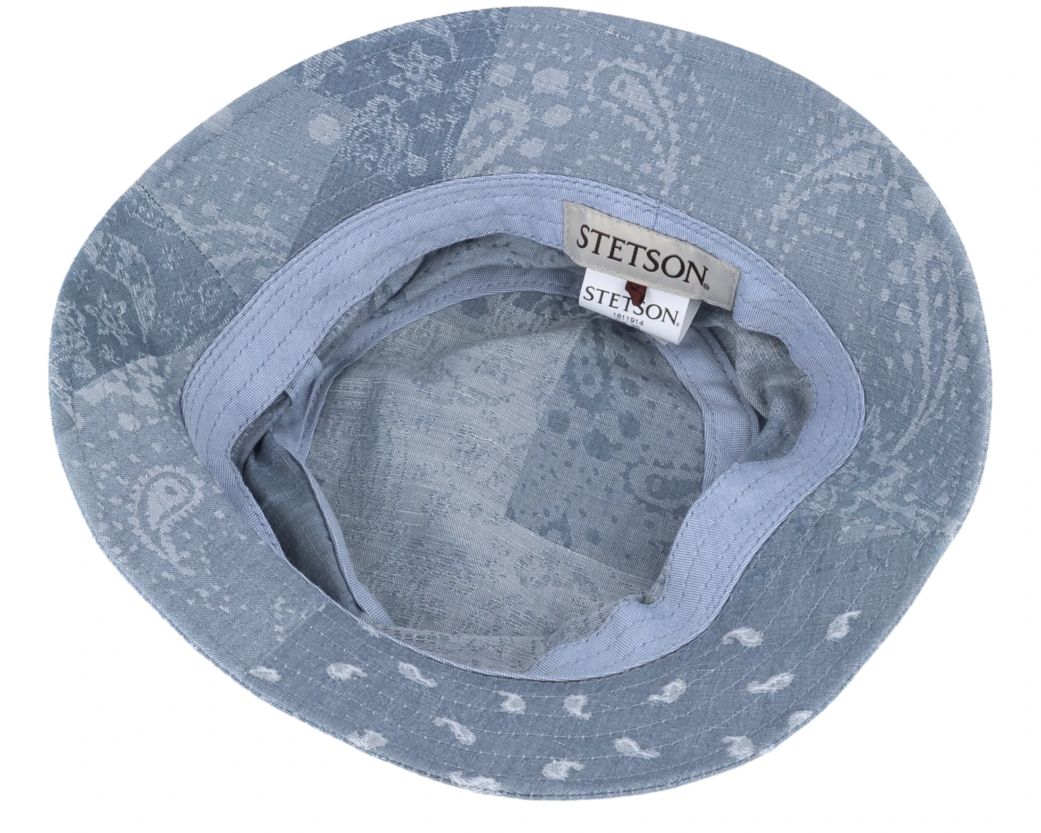 Cotton/Linen Blue Bucket - Stetson 5 Cotton/Linen Blue Bucket - Stetson - Image 5