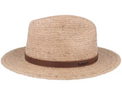 Traveller Raffia Beige Straw Hat - Stetson -Stetson 4063633085864 3