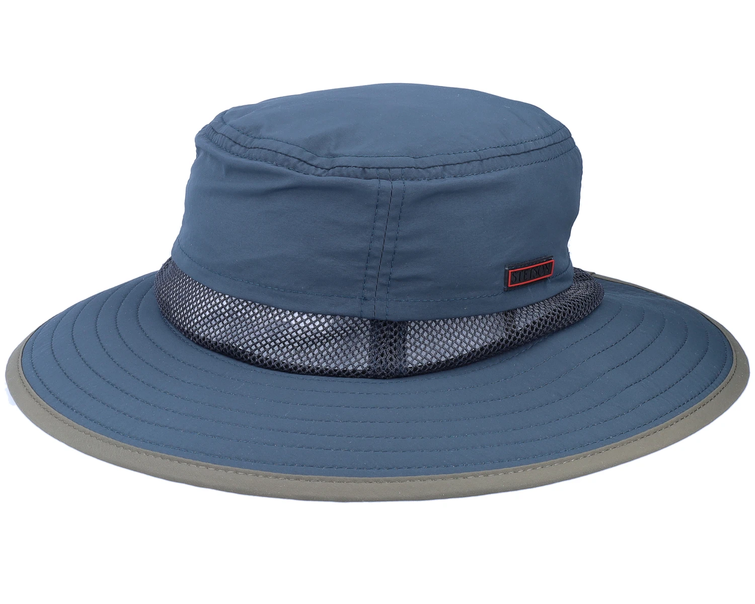 Outdoor Blue/Olive Traveller Bucket - Stetson 1 Outdoor Blue/Olive Traveller Bucket - Stetson