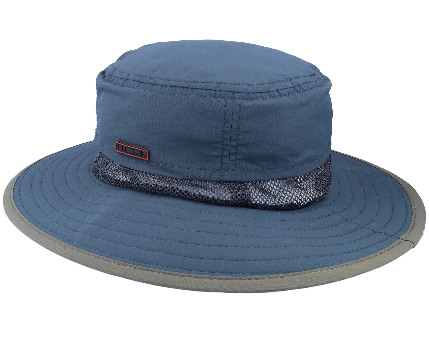 Outdoor Blue/Olive Traveller Bucket - Stetson 2 Outdoor Blue/Olive Traveller Bucket - Stetson - Image 2