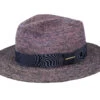 Traveller Crochet Navy Straw Hat - Stetson