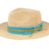 Crochet Light Straw/Teal Traveller - Stetson