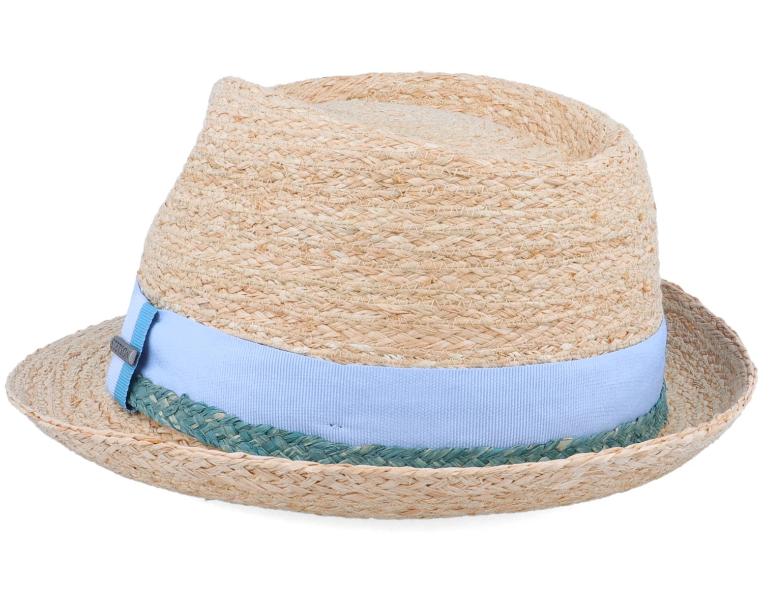 Trilby Raffia Natural Straw Hat - Stetson 2 Trilby Raffia Natural Straw Hat - Stetson - Image 2