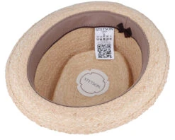 Diamond Raffia Natural Straw Hat - Stetson -Stetson 4063633088551 4