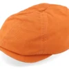 6-panel Cap Cotton Twill Orange Flatcap - Stetson