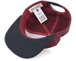 Baseball Cap Toothpick Rebel Maroon/Black Snapback - Stetson -Stetson 4063633089169 5