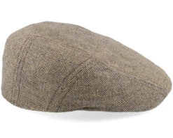 Ivy Silk/Cotton Tan Flat Cap - Stetson -Stetson 4063633089305 3