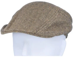 Ivy Silk/Cotton Tan Flat Cap - Stetson -Stetson 4063633089305 5