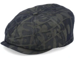 Hatteras Outdoor Olive/Black Flat Cap - Stetson