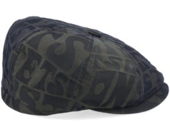 Hatteras Outdoor Olive/Black Flat Cap - Stetson -Stetson 4063633089428 3