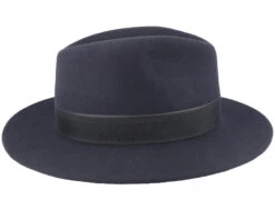 Traveller Woolfelt Navy Fedora - Stetson -Stetson 4063633094415 3