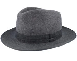 Woolfelt Mix Grey Fedora - Stetson