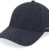 Baseball Cap Wool Herringbone Black Fitted - Stetson