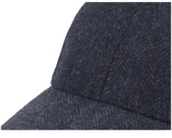 Baseball Cap Wool Herringbone Black Fitted - Stetson 11 Baseball Cap Wool Herringbone Black Fitted - Stetson -Stetson 4063633097355 6