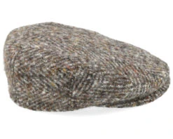 Kent Herringbone Grey Flat Cap - Stetson -Stetson 4063633097393 3