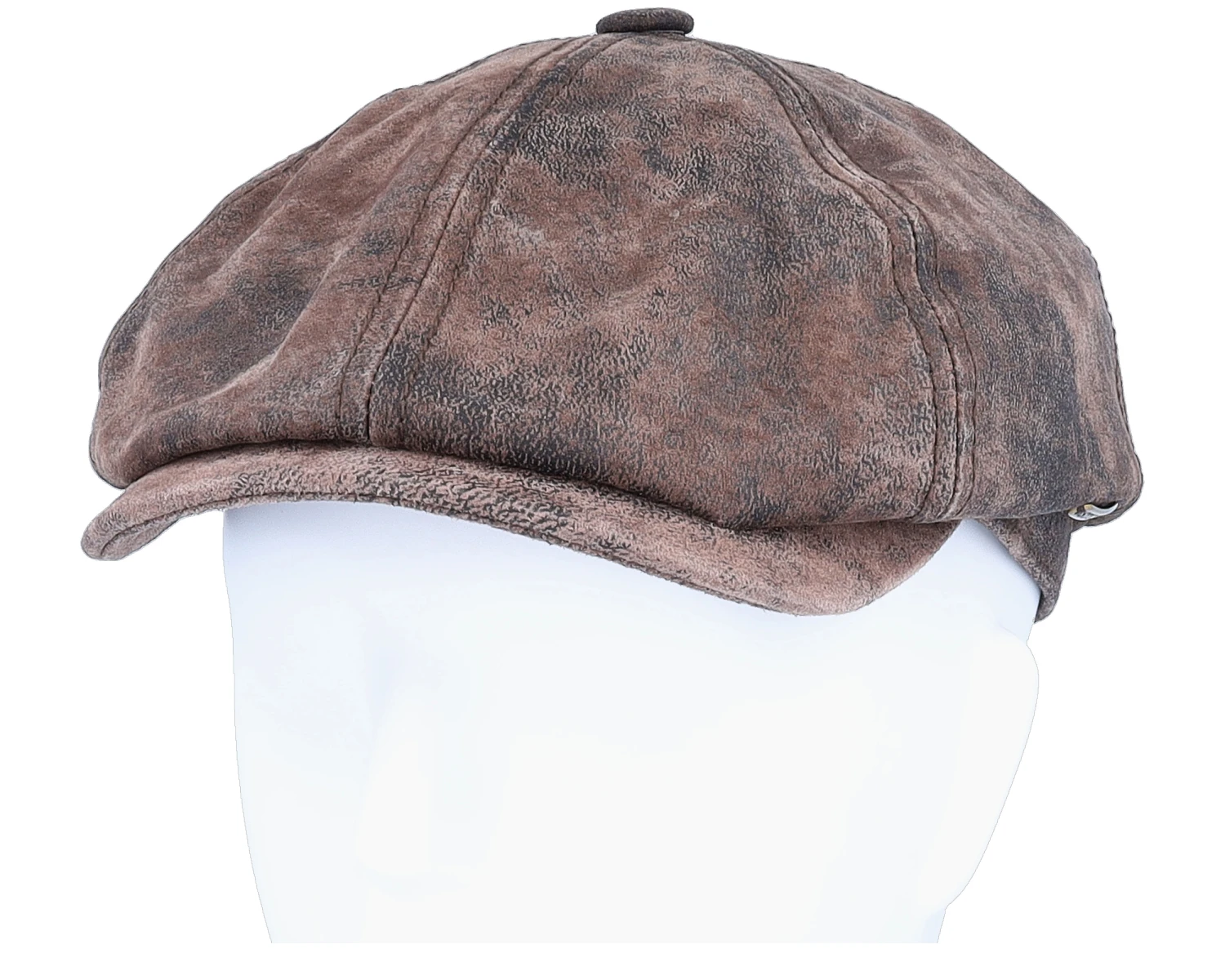 6-panel Cap Pigskin Brown Flat Cap - Stetson 5 6-panel Cap Pigskin Brown Flat Cap - Stetson - Image 5