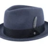 Player Woolfelt Dark Grey Fedora - Stetson