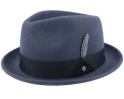 Player Woolfelt Dark Grey Fedora - Stetson