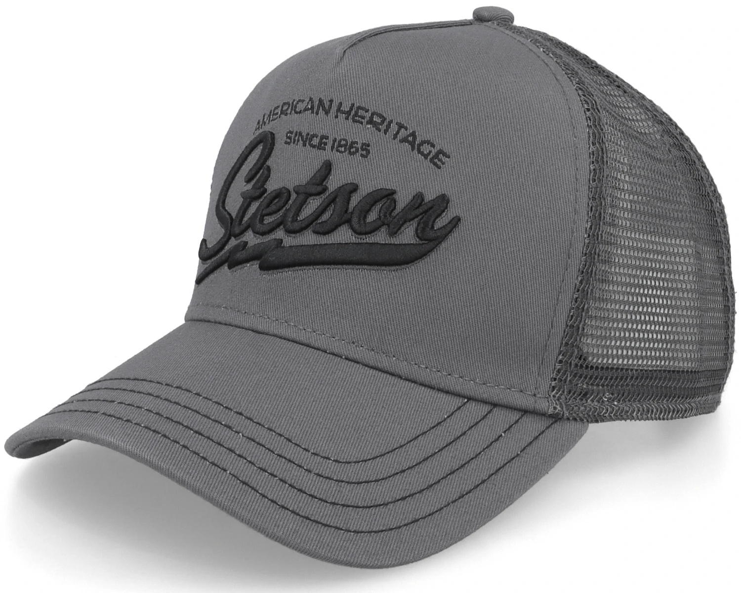 American Heritage Classic Charcoal Trucker - Stetson 1 American Heritage Classic Charcoal Trucker - Stetson