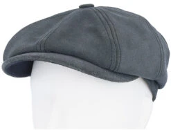 Hatteras 1 Calf Split Navy Flat Cap - Stetson -Stetson 4063633101410 5