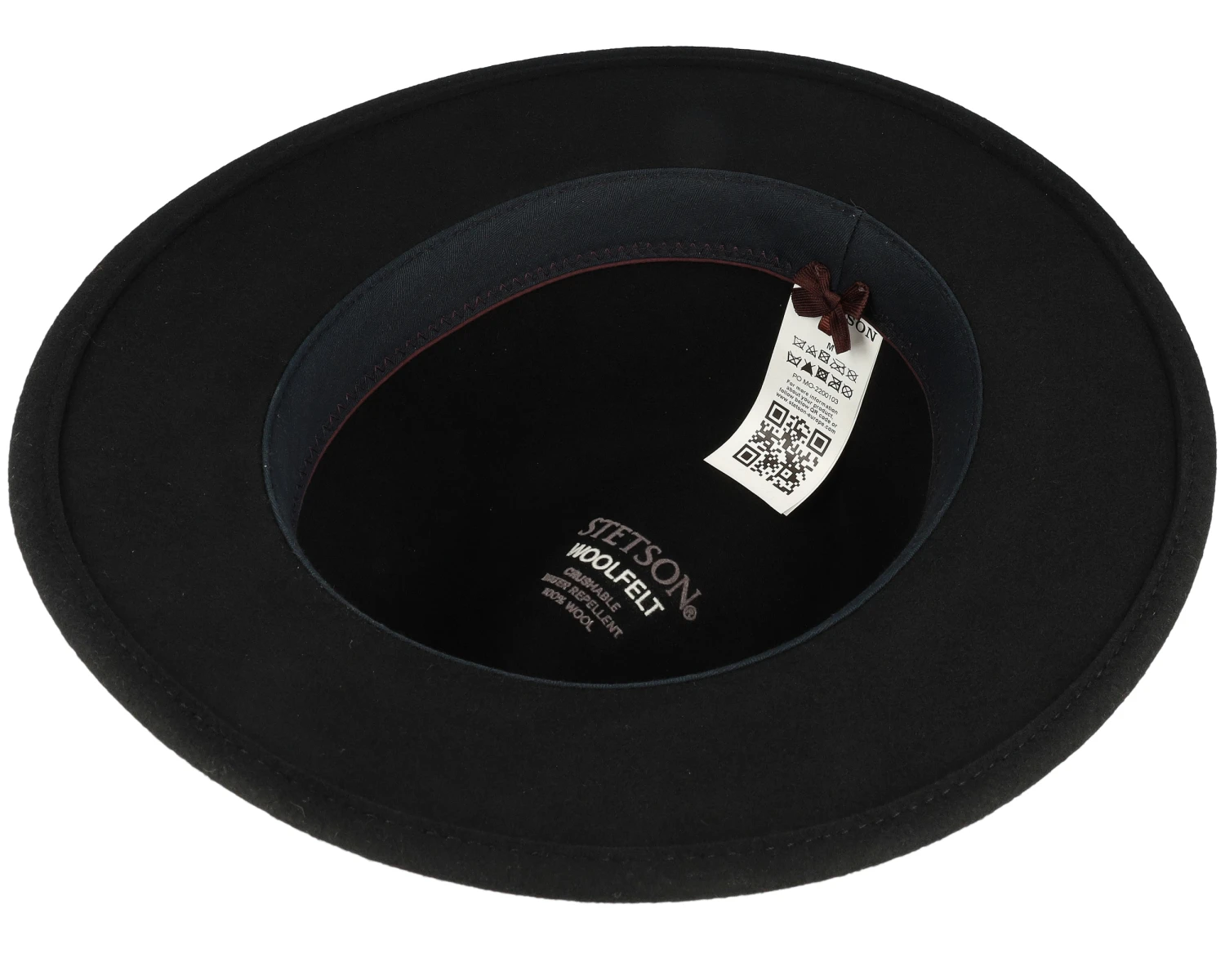 Woolfelt 2 Black Traveller - Stetson 4 Woolfelt 2 Black Traveller - Stetson - Image 4