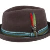 Player 1 Woolfelt Brown Fedora - Stetson
