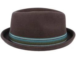 Player 1 Woolfelt Brown Fedora - Stetson -Stetson 4063633102448 3