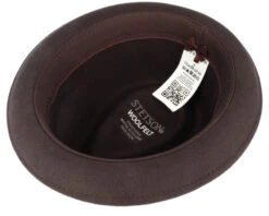 Player 1 Woolfelt Brown Fedora - Stetson -Stetson 4063633102448 4