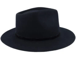 Woolfelt Black Fedora - Stetson 6 Woolfelt Black Fedora - Stetson -Stetson 4063633103087 3