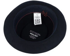 Woolfelt 2 Black Pork Pie - Stetson -Stetson 4063633103124 4