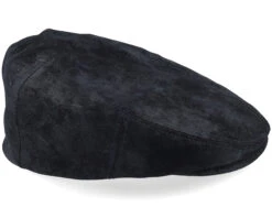 Kent Ef Pigskin Black Earflap Flatcap - Stetson -Stetson 4063633103353 3