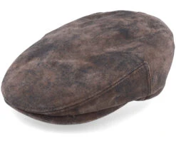 Kent Ef Pigskin Brown Earflap Flatcap - Stetson