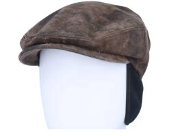Kent Ef Pigskin Brown Earflap Flatcap - Stetson -Stetson 4063633103360 5
