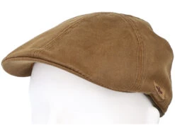 Texas Co/Pes Camel Flat Cap - Stetson -Stetson 4063633103636 5