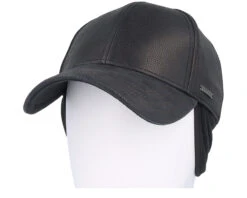 Baseball Cap Chevrette Cowhide Black Earflap Fitted - Stetson 13 Baseball Cap Chevrette Cowhide Black Earflap Fitted - Stetson -Stetson 4063633103681 7